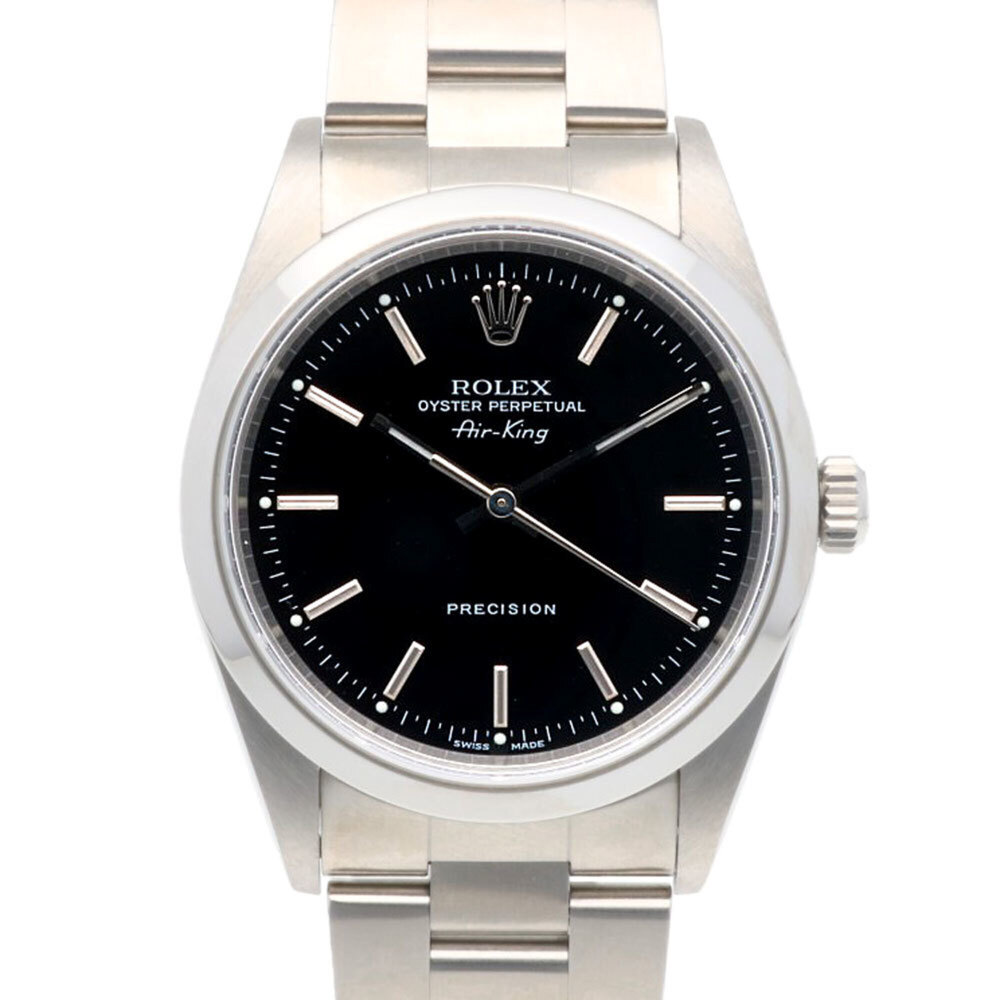 Rolex Air-King Oyster Perpetual Watch, Stainless Steel, 14000M Water Resistan...
